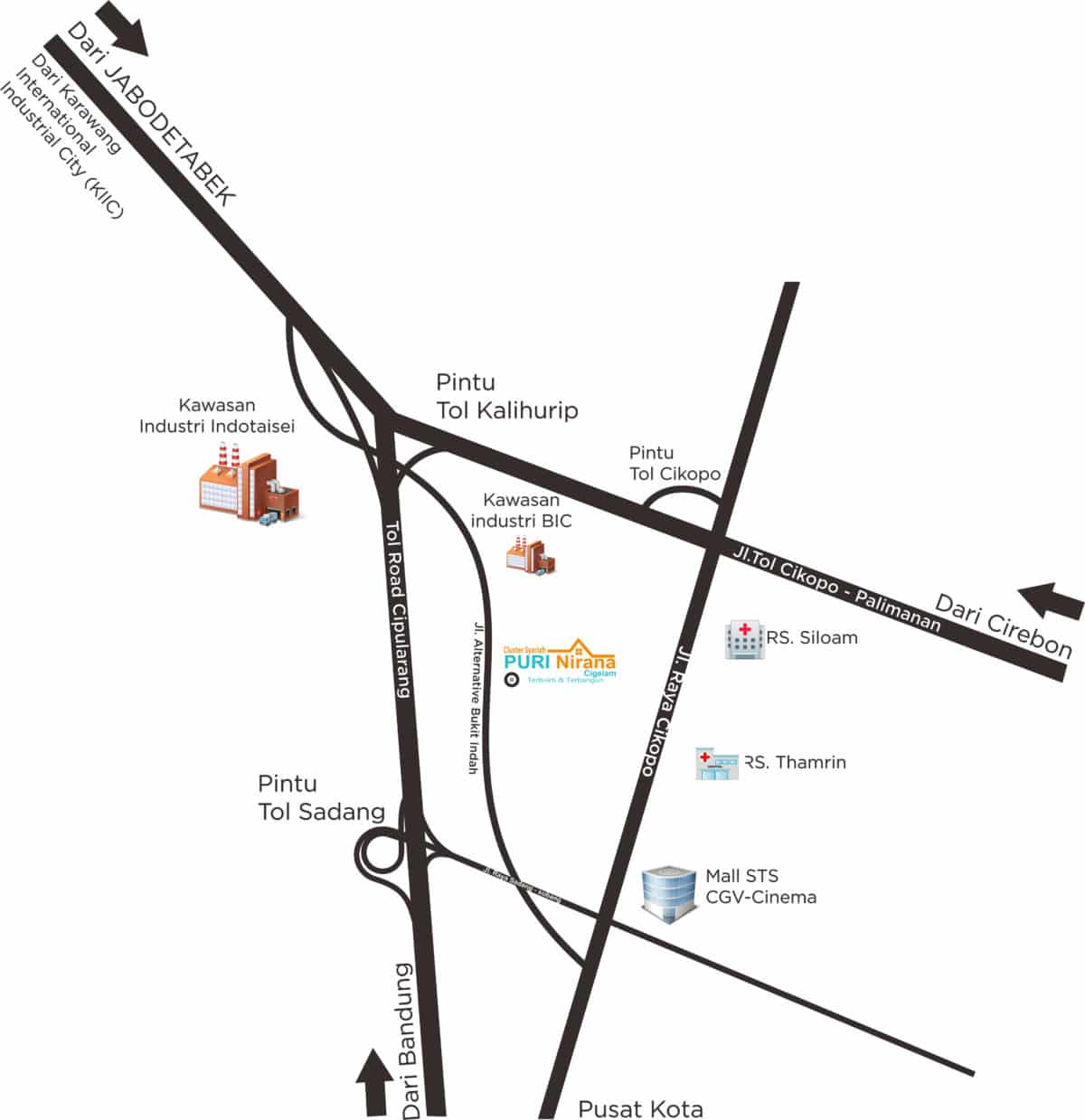 Denah lokasi PNC