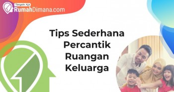 ruangan keluarga sederhana