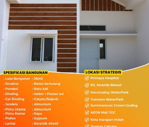 Dijual Rumah murah Bekasi