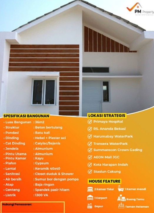 Dijual Rumah murah Bekasi