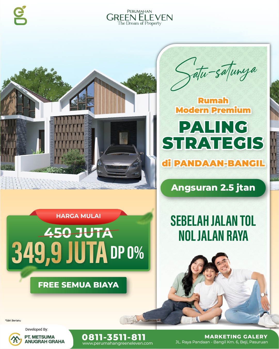 Rumah dijual Pandaan