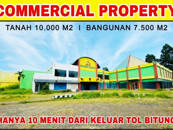 Jual bangunan Komersial