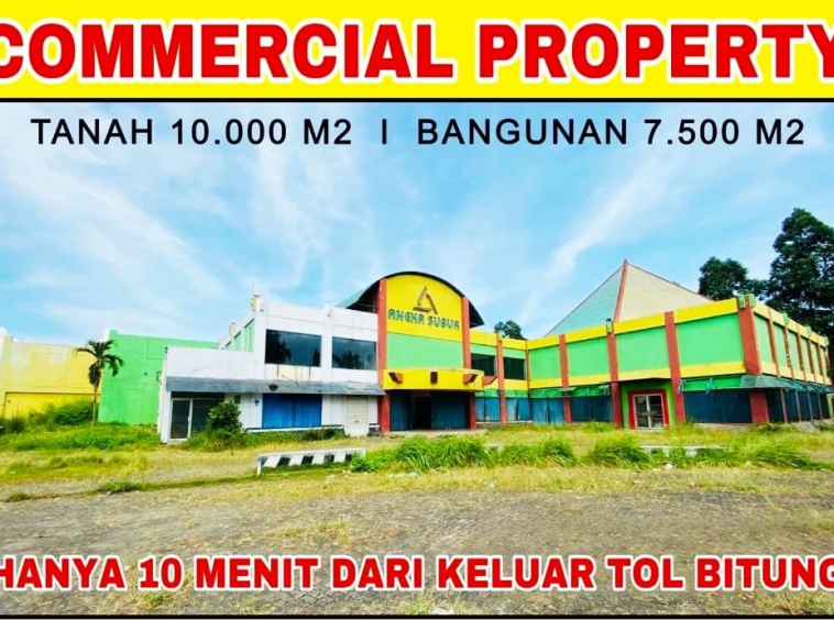 Jual bangunan Komersial
