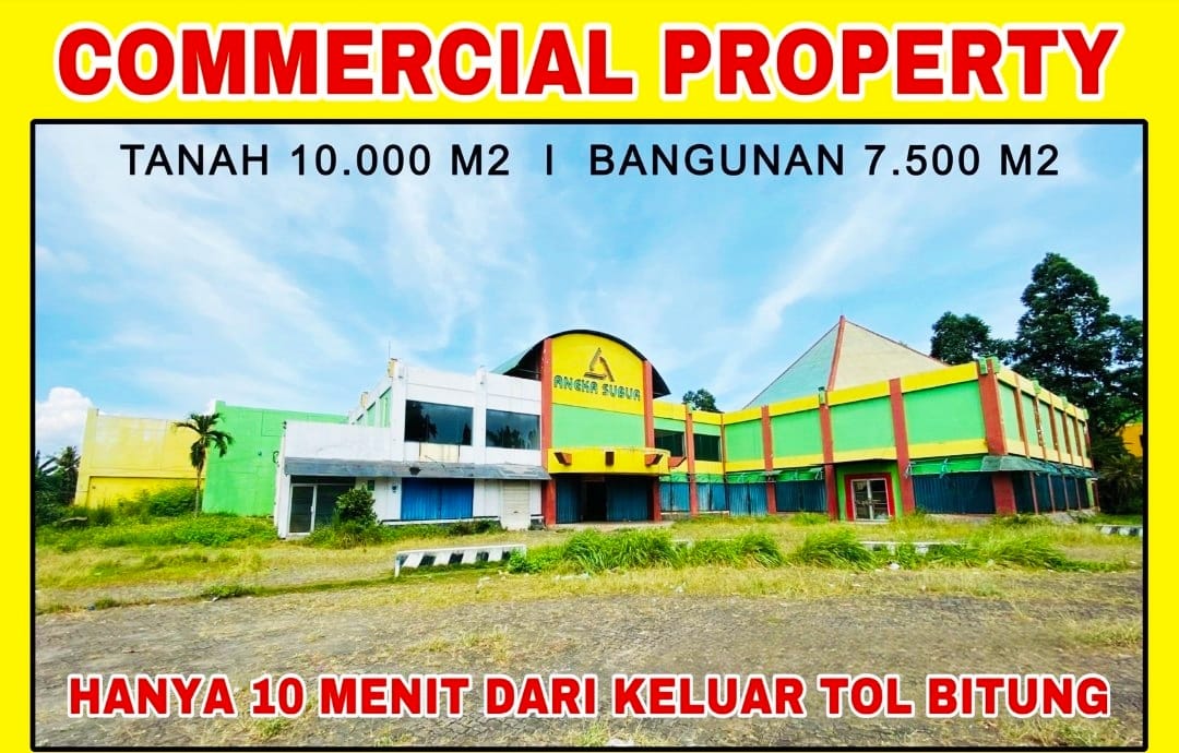 Jual bangunan Komersial